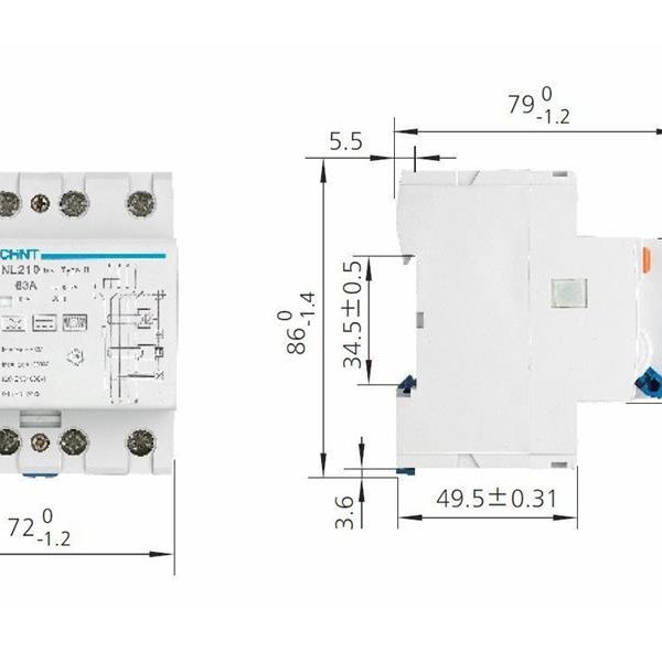 Jordfelsbrytare typ B - 40A/30mA - 3+N (4-pol)