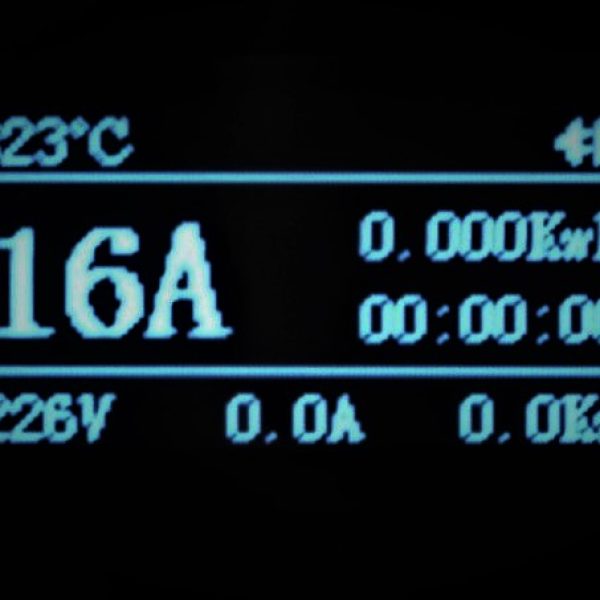 Justerbar laddkabel schuko 8-16A med DC-skydd